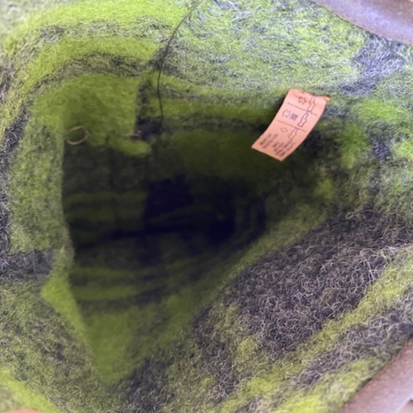 EL NATURALISTA tall leather boots US 6-6.6 (37 EU) dark brown decorative fringe - Picture 16 of 16